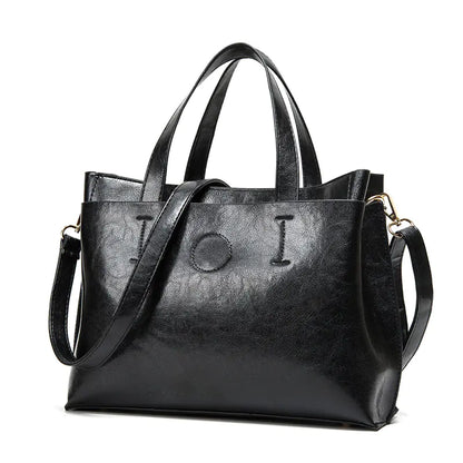 Oil Wax Leather Crossbody Bag - Genuine Leather Women’s Bag