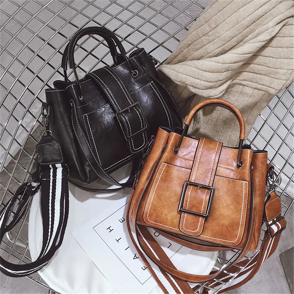 🔥 New 2025 High-Quality Leather Women's Crossbody Tote Bag