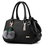 New pre-published luxury Fashion, Women Trendy Hanging Pom Pom Tote Bag. tioandtiashop