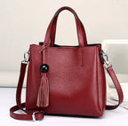 Oil Wax Leather Crossbody Bag, Genuine Leather Women’s Bag tioandtiashop