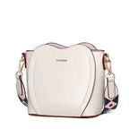 New Fashionable Women's Heart Shaped Shoulder Bucket Bag tioandtiashop