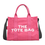 Tia Women's Letter Tote Bag - Large Capacity Canvas Bag tioandtiashop