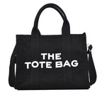Tia Women's Letter Tote Bag - Large Capacity Canvas Bag tioandtiashop
