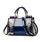 New released Women's Patent Leather Tote Bag Large Capacity tioandtiashop
