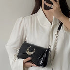 New Released Women's Moon Lock Underarm Shoulder Tote Bag tioandtiashop