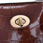 Chic New Women's Shoulder Handbag in Patent Leather tioandtiashop