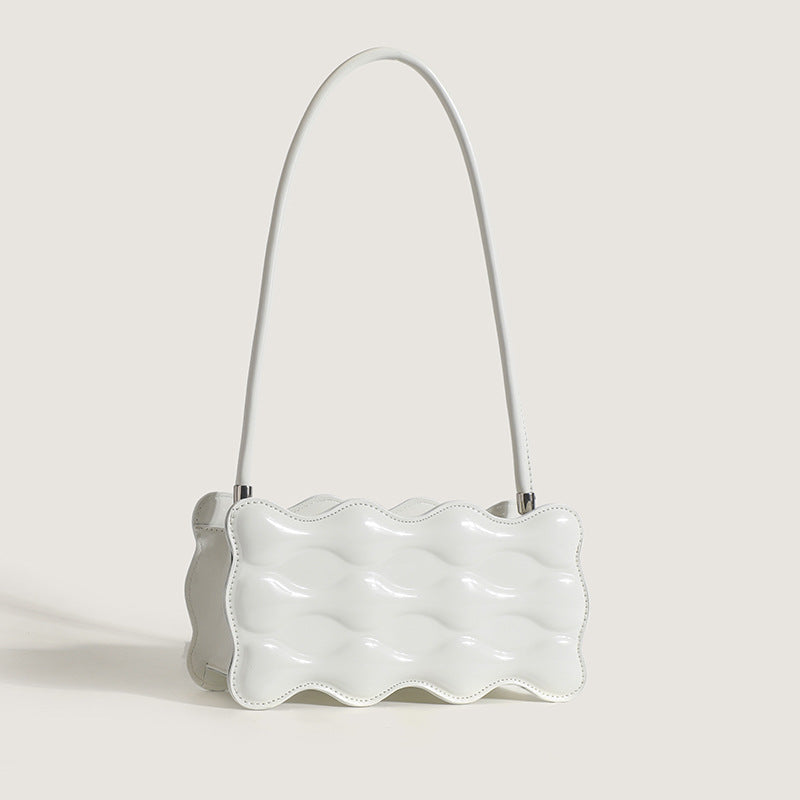 Women's Patent Leather Single Shoulder Bag - Fashionable Design tioandtiashop