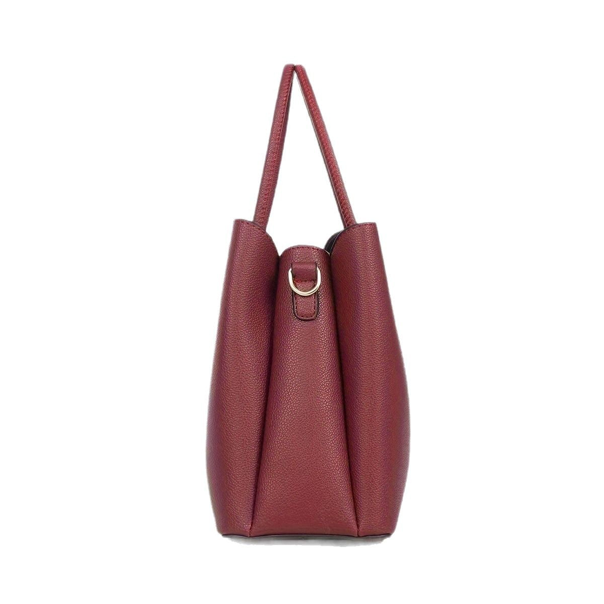 New Lightweight Pure Color Shoulder Women's Bag Casual Versatile Tote Handbag European and American Retro tioandtiashop