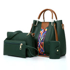 New pre-published 4 Piece Large Capacity Tote Shoulder Bag Set tioandtiashop