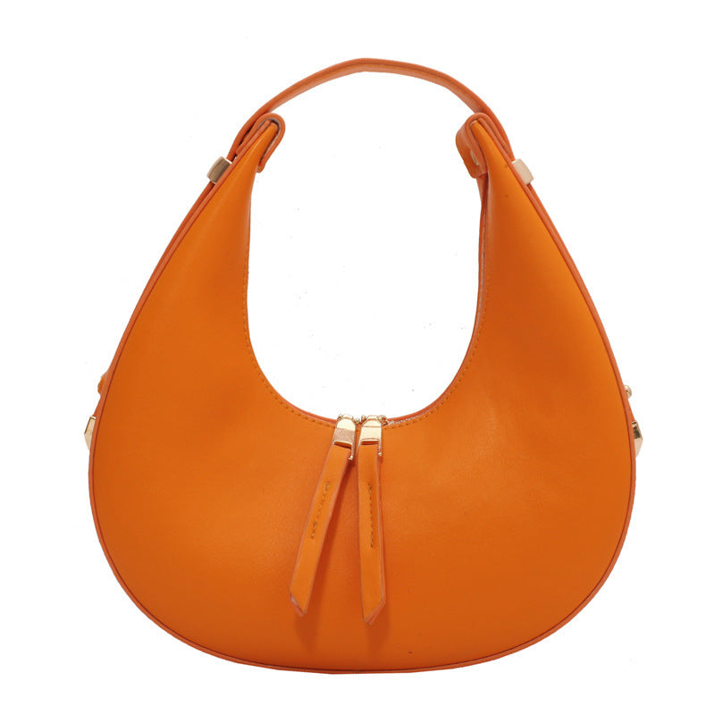 Women's PU Underarm Shoulder Bag in Candy Colors tioandtiashop