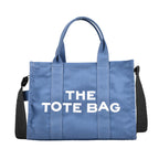 Tia Women's Letter Tote Bag - Large Capacity Canvas Bag tioandtiashop