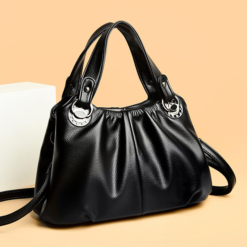 Rare Women's Fashion Soft Leather Tote Bag tioandtiashop