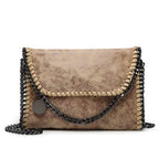 New Released Women's designed Messenger Bag with Chain Clutch tioandtiashop