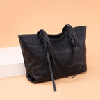 New Released Women's Large Capacity Leather Tote Bag tioandtiashop