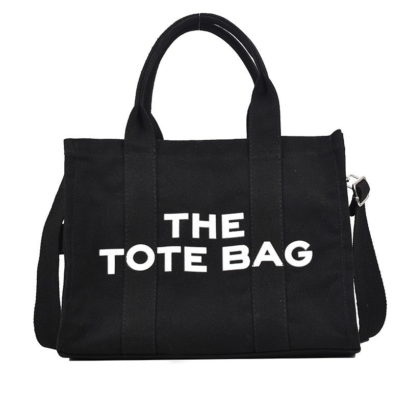 Tia Women's Letter Tote Bag - Large Capacity Canvas Bag tioandtiashop
