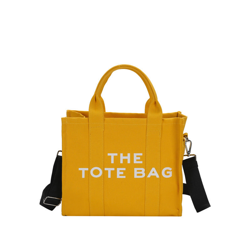 Tia Women's Letter Tote Bag - Large Capacity Canvas Bag tioandtiashop