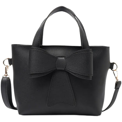 🔥 New Retro Women's Crossbody Bucket Bag with Bow Detail