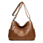 New launched Fashionable Women's Soft Leather Shoulder Bag for Moms and girls tioandtiashop