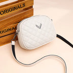 New released Fashionable Genuine Leather Round Shoulder Bag tioandtiashop