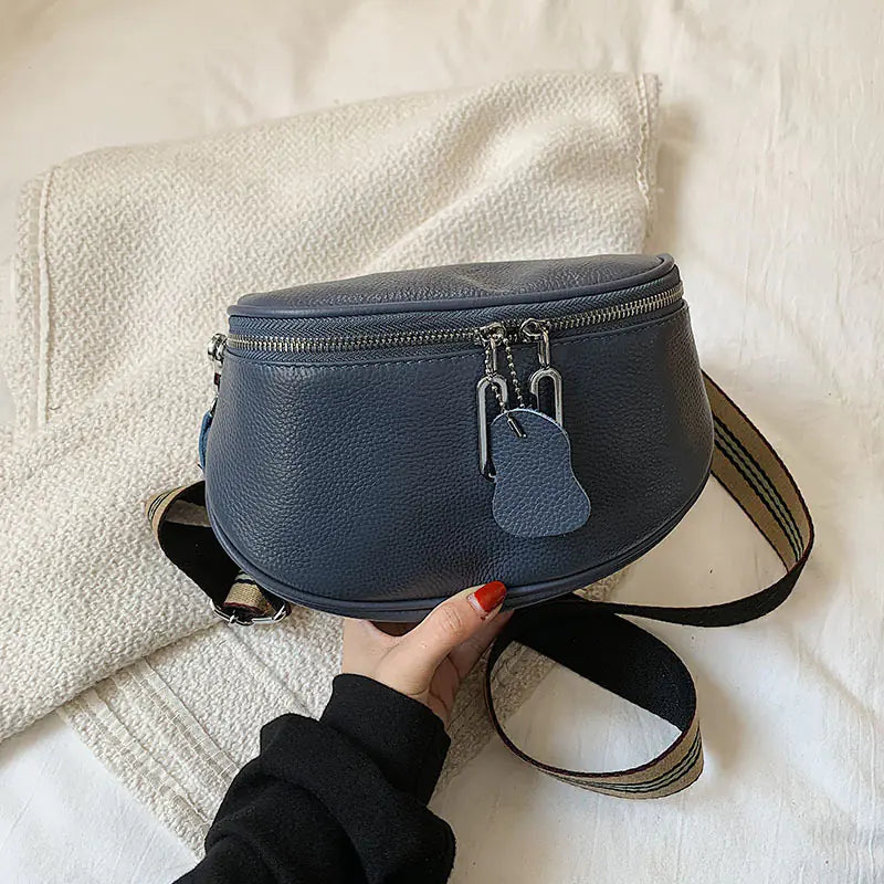 New released Women’s Genuine Leather Crossbody Messenger Tote Bag