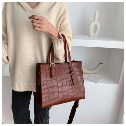 Fashionable Stone Pattern Tote Bag for Women
