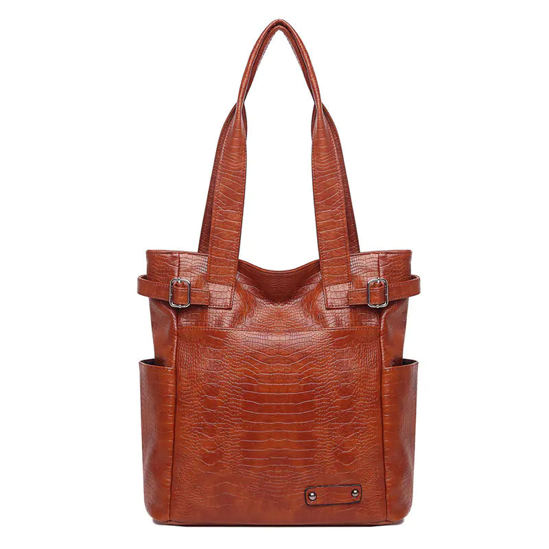 🔥 New Luxury Large Capacity Soft Leather Tote Shoulder Bag