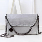 New Released Women's designed Messenger Bag with Chain Clutch tioandtiashop