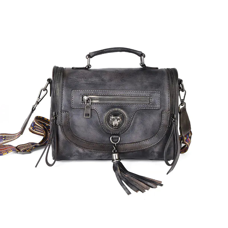 🔥 2026 Top tier Luxury, Genuine Leather Women's Crossbody Handbag - Handmade