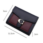 New Luxury Women's Mini Coin Purse, Cute Short Wallet Design tioandtiashop