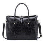 New Fashion Women's Crocodile Tote Shoulder Bag tioandtiashop
