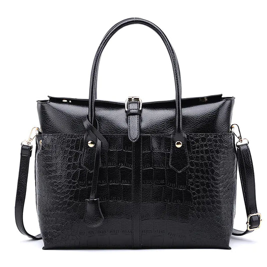 🔥 2025 Fashion Women's Crocodile Tote and Shoulder Bag