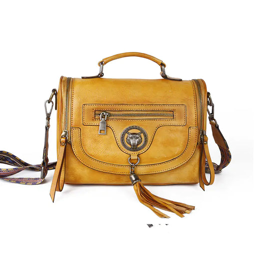 🔥 2025 Top tier Luxury, Genuine Leather Women's Crossbody Handbag - Handmade