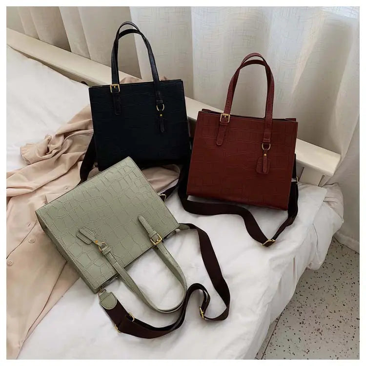 Fashionable Stone Pattern Tote Bag for Women