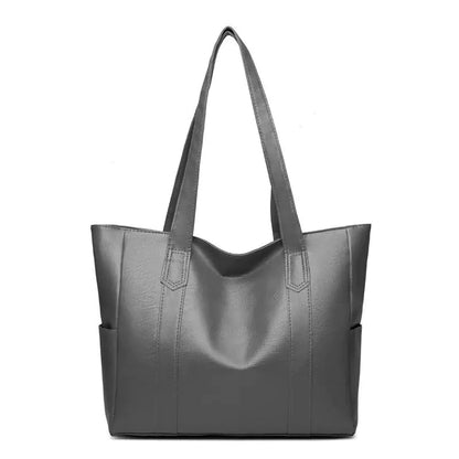2025 Women's Large Capacity Tote Bag - Soft Leather