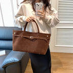 New released classy Suede Tote Bag tioandtiashop