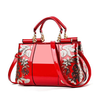 🔥 New released 2025 Women's Patent Leather Tote Bag (Large Capacity)
