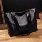 New pre-published Women's Large Capacity Tote Bag, Soft Leather tioandtiashop