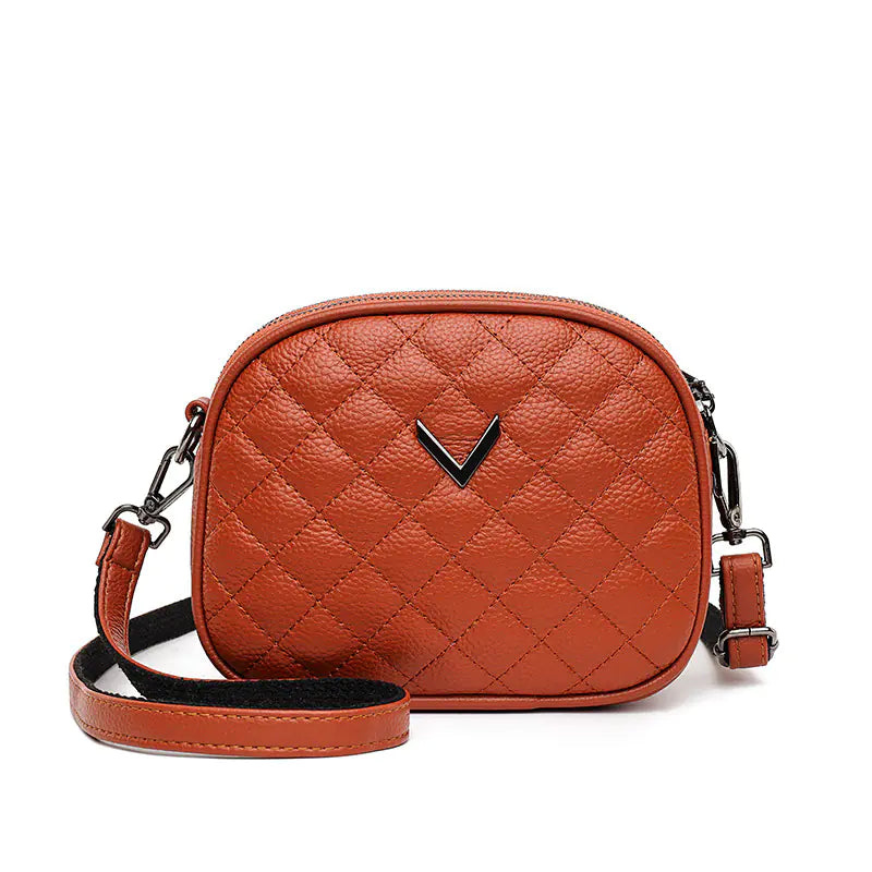 🔥 2026 Fashionable Genuine Leather Round Shoulder Bag
