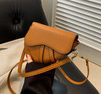 Saddle Bag, Shoulder Crossbody Tote Handbag tioandtiashop