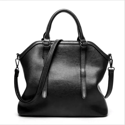 Glossy Leather Tote Bag, Shoulder Bag for Women