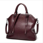 Glossy Leather Tote Bag, Shoulder Bag for Women tioandtiashop