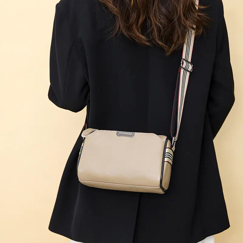 2026 Fashionable Large Capacity Leather Shoulder Bag