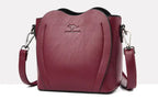 New Fashionable Women's Heart Shaped Shoulder Bucket Bag tioandtiashop