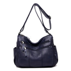 New launched Fashionable Women's Soft Leather Shoulder Bag for Moms and girls tioandtiashop