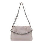 Fashionable Women's Shoulder Bag with Chain and Texture tioandtiashop