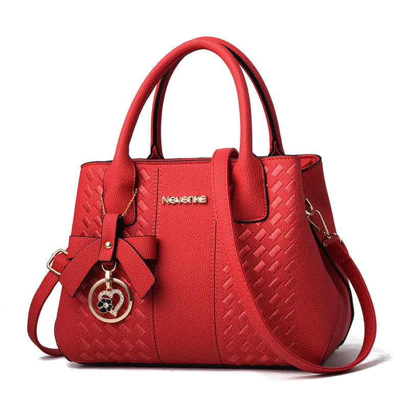 🔥 New 2026 Embroidered Bow Handbag - Casual Shoulder Tote Bag