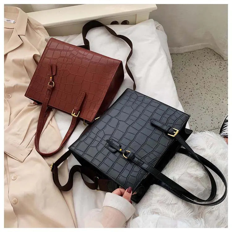 Fashionable Stone Pattern Tote Bag for Women