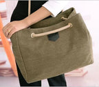 New released Canvas Tote Bag, Large Capacity Handheld Bag tioandtiashop