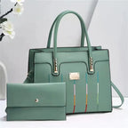 Elegant Women's Embroidered Tote and Crossbody Bag Set tioandtiashop
