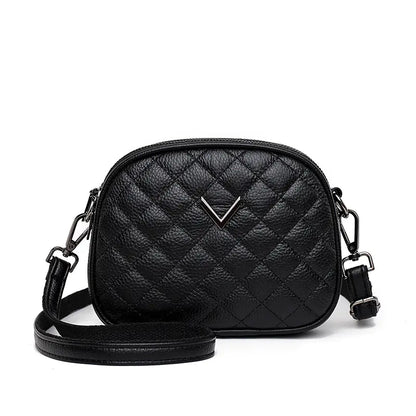 🔥 2025 Fashionable Genuine Leather Round Shoulder Bag